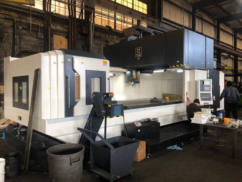 MIGHTY VIPER PMC-4122AG CNC Bridge Mill, New 11/19, Installed 1