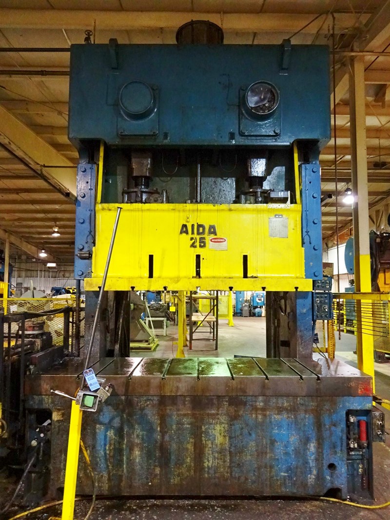 275 TON AIDA DOUBLE CRANK GAP FRAME PRESS pressXchange