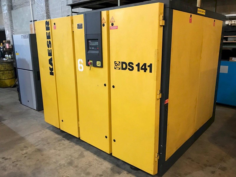 Kaeser 100 Hp Rotary screw air compressor, Rebuilt airend pressXchange