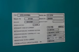 Schneeberger NORMA CFG 5 Axis Tool grinder pressXchange