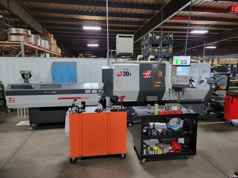 Haas DS-30Y CNC Multi-Axis Turning Center with Sub-Spindle, Haas