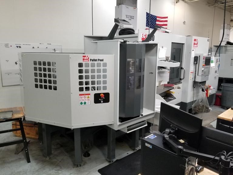 Haas Ec 400 Pallet Pool 4 Axis Cnc Horizontal Machining Center With 6 Staiton Pallet Pool 4135