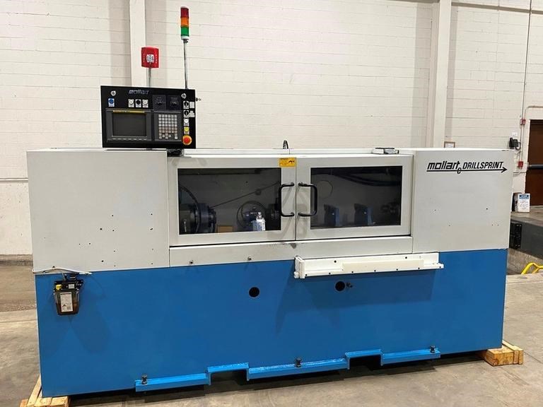 Mollart DrillSprint LD2500 CNC Twin Spindle Gun Drill with Steady