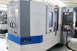 Mori Seiki NH4000DCG HMC 2007 Dual Pallets, Fanuc MSX-701 CNC