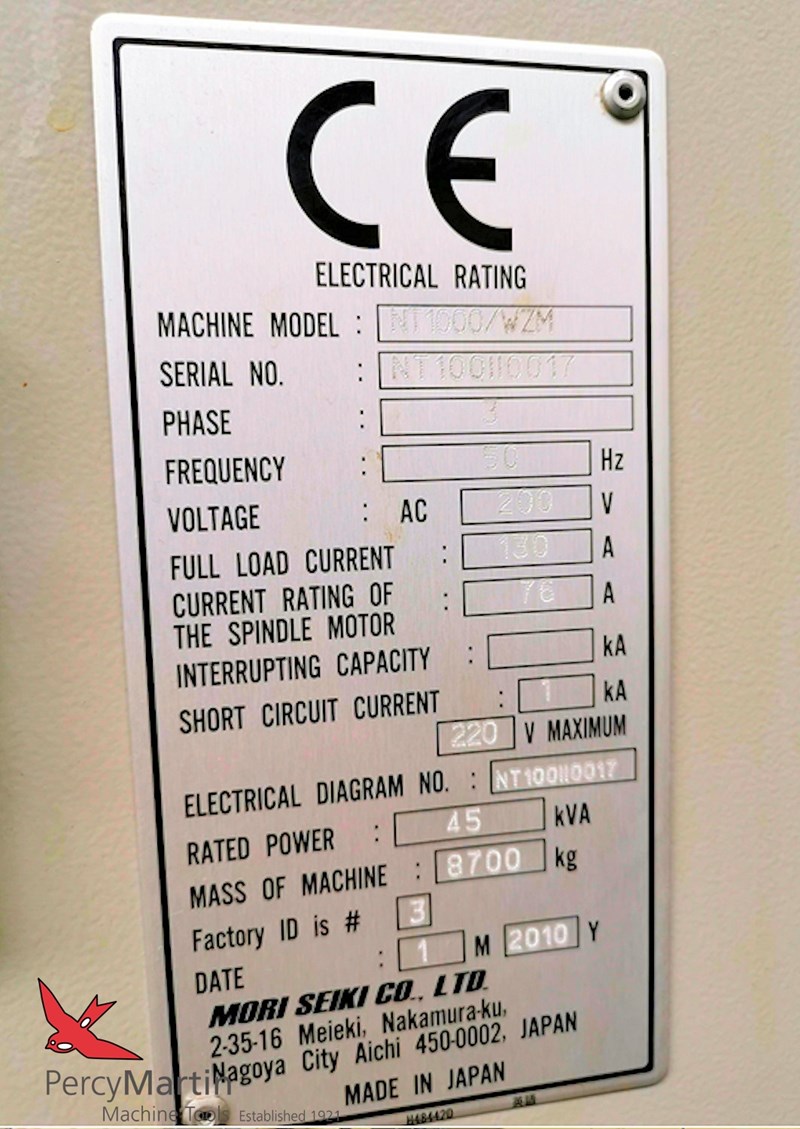 Mori Seiki NT1000/WZM 2010 | pressXchange