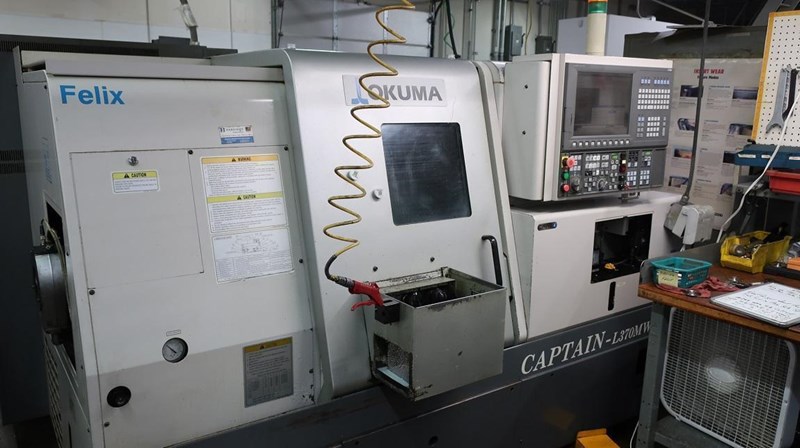 OKUMA MODEL CAPTAIN-L370MW 3-AXIS CNC LATHE, NEW 2007, Okuma OSP