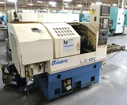 Miyano BNJ-42S Multi-Axis CNC Lathe 2007 with: Fanuc 18i-TB CNC