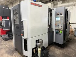 Mori Seiki NH4000DCG HMC 2007 Dual Pallets, Fanuc MSX-701 CNC