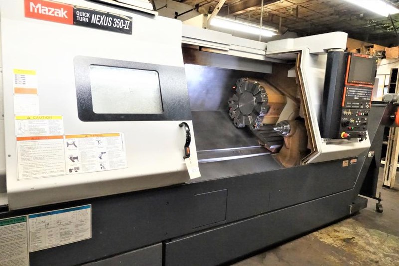 MAZAK QUICK TURN NEXUS 350-ll 2-AXIS CNC LATHE TURNING CENTER