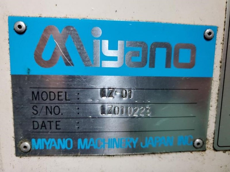 MIYANO MODEL LZ-01 2-AXIS TURNING CENTER WITH AUTO LOAD/UNLOAD