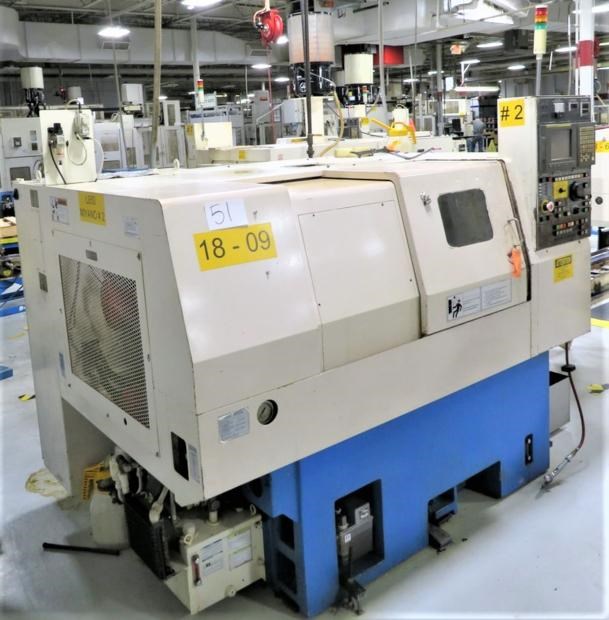 MIYANO LZ-02R CNC 3-AXIS CHUCKER WITH ROBOTIC LOADING AND LIVE