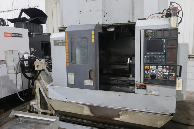MORI SEIKI NV5000A/40 4-AXIS CNC VERTICAL MACHINING CENTER - MORI