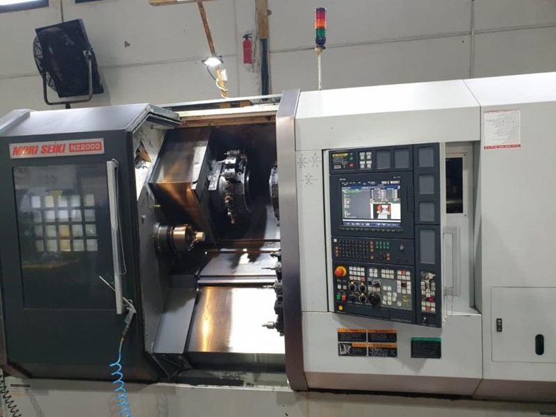 MORI SEIKI NZ2000 3 TURRET 2 SPINDLE CNC MULTIAXIS TURNING CENTER