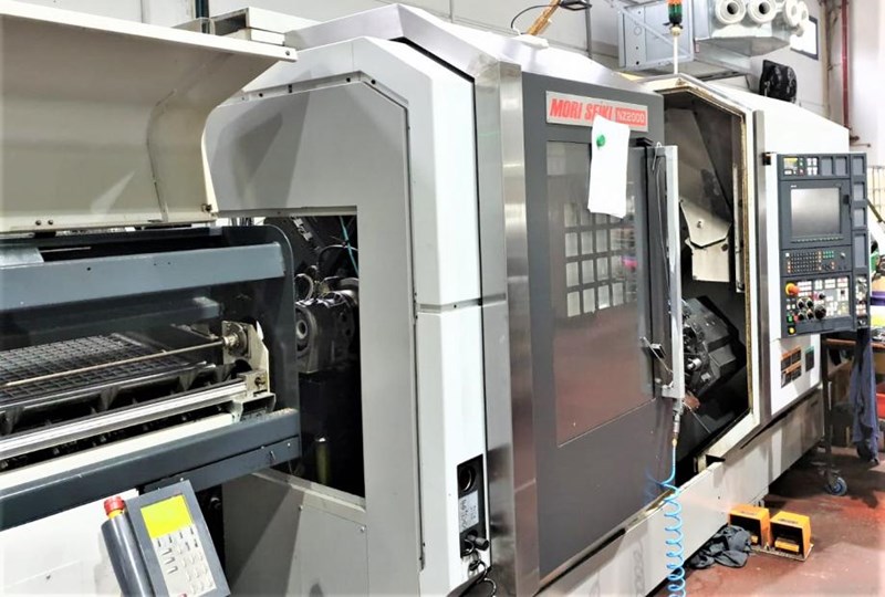 MORI SEIKI NZ2000 3 TURRET 2 SPINDLE CNC MULTIAXIS TURNING CENTER