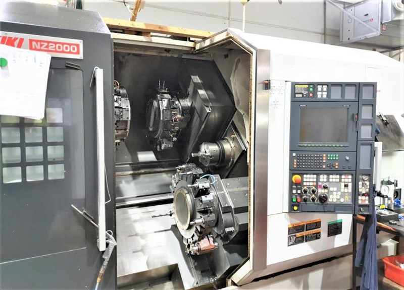 MORI SEIKI NZ2000 3 TURRET 2 SPINDLE CNC MULTIAXIS TURNING CENTER