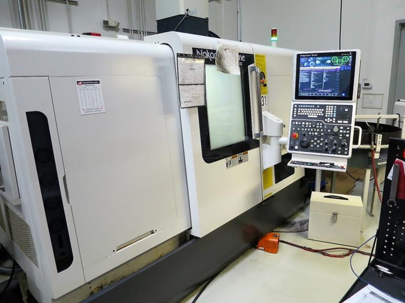 NAKAMURA NTY3-100 CNC 3 TURRET LATHE TOOLED FOR AR15 BOLT