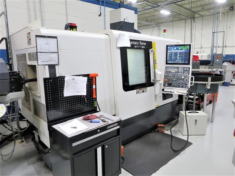 NAKAMURA NTY3-150 CNC 3 TURRET LATHE TURNKEY FOR AR15 BOLT - NAKAMURA ...
