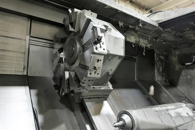 25.6" X 80" OKUMA IMPACT LU-45 CNC 4-AXIS TURNING CENTER LATHE ...