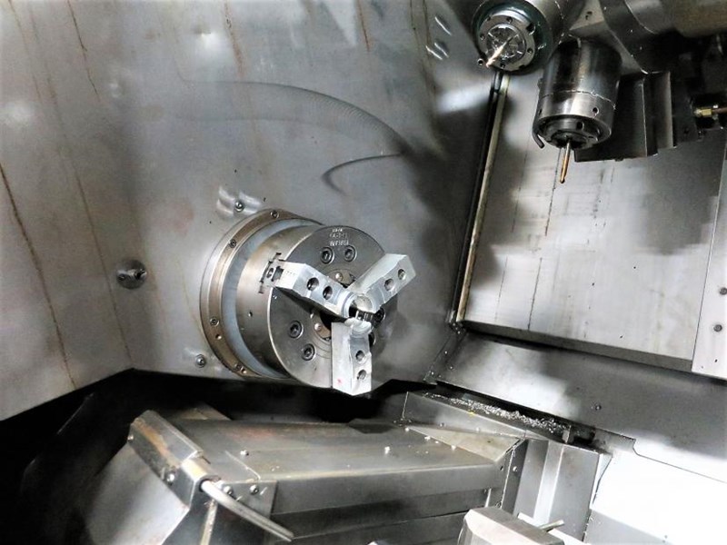 Okuma Twin Star LT300M Twin Spindle, Twin Turret CNC Lathe | pressXchange