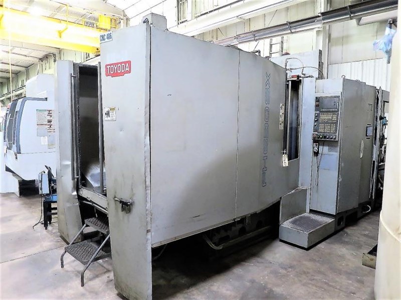 24.8 X 24.8 PALLETS 2006 TOYODA FH630SX CNC 4-AXIS HORIZONTAL