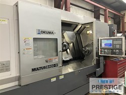 Okuma Genos L250E-EX 500 Horizontal CNC Lathe 2017 equipped with 8