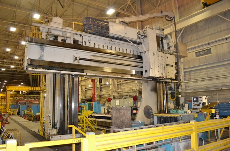 Ingersoll Traveling Gantry Type Adjustable Rail Milling Machine