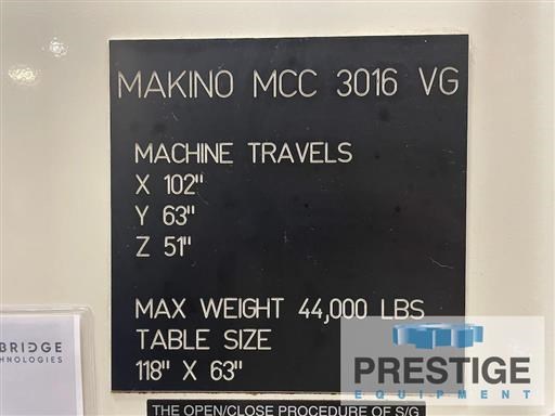Makino MCC-3016VG CNC Horizontal Machining Center | pressXchange