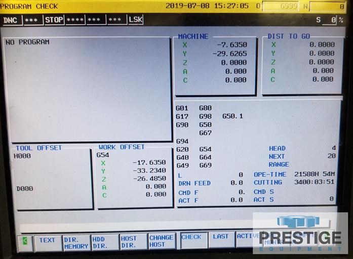 SNK HPS-120B 5-Axis CNC Horizontal High Speed Aerospace Profiler