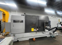 MORI SEIKI ZL200SMC TWIN SPINDLE AND TWIN TURRET CNC LATHE With
