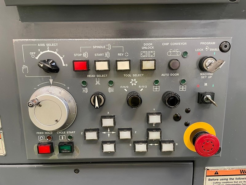 MAZAK SQT200 MSY CNC Lathe with Live Tooling. Y Axis. Mazatrol