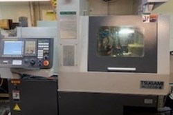 Tsugami MU-38SY Twin Spindle Twin Turret Swiss Type CNC Lathe