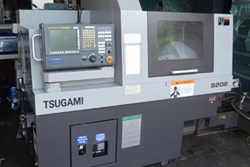 Tsugami MU-38SY Twin Spindle Twin Turret Swiss Type CNC Lathe