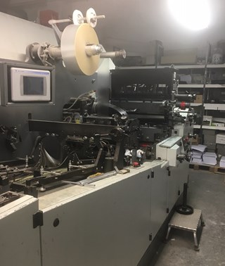 Halm Super Jet JP-TWOD-6D 2/c jet envelope printing press