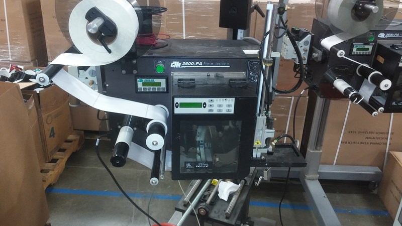 CTM 3600-PA DUAL ACTION TAMP PRINTER APPLICATOR pressXchange