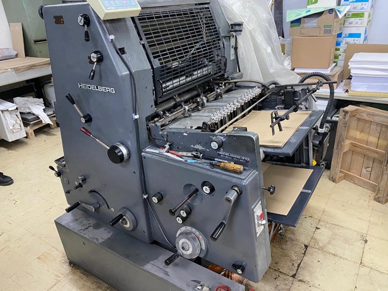 Heidelberg Printmaster GTO 52-1 + and 2-colour AB-Dick 8-9805 with