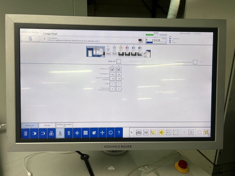 KBA Rapida 105-5+L FAPC ALV2 CX - 2x Dryers UV & LED-UV | pressXchange