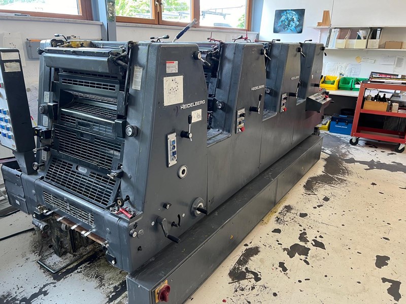 🏷️ Heidelberg GTOZ52 - used 2-Color Printing machine for