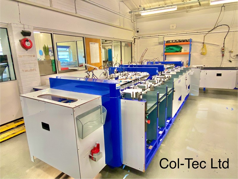 Col-Tec 8 station Signature gatherer for collating folded section work ...
