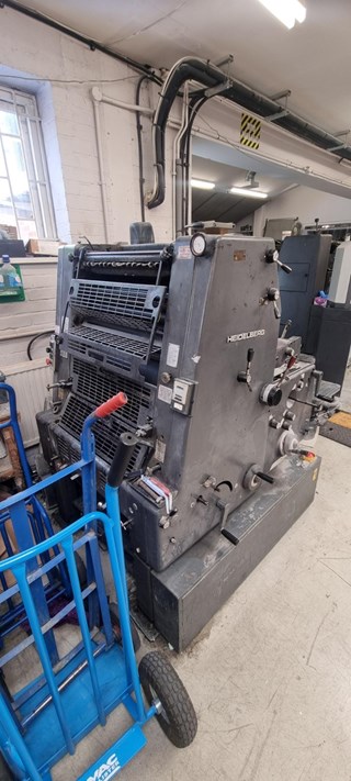 Heidelberg GTO 52-1 single color with kompac dampening | pressXchange