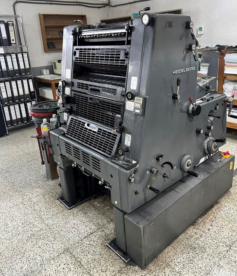 Heidelberg Printmaster GTO 52-1 + and 2-colour AB-Dick 8-9805 with