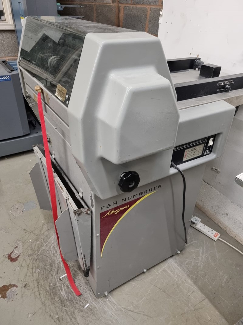 Morgan Way Machine Morgana FSN 60030 NUMBERING & PERFORATING MACHINE | pressXchange