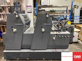 Heidelberg GTO ZP 52 two colour offset printing machine