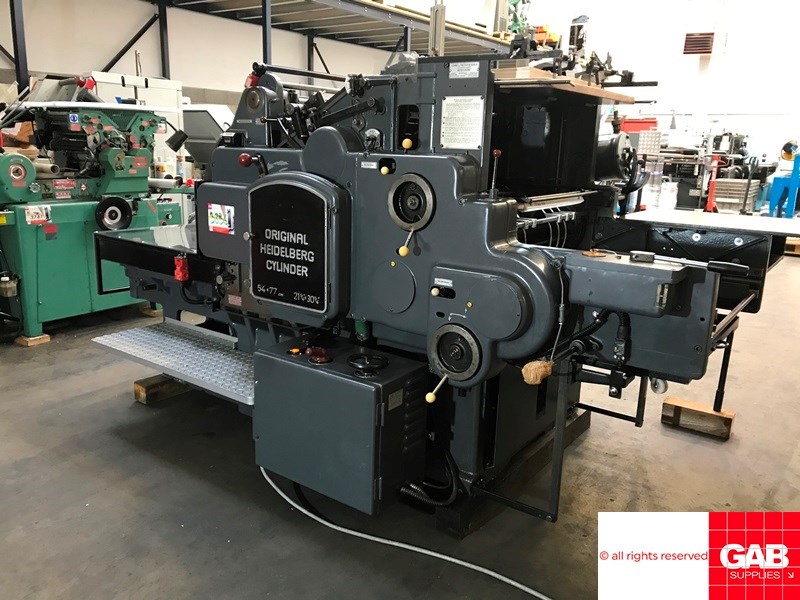 Heidelberg SB Cylinder Die Cutter pressXchange
