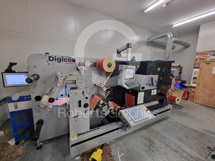 Xerox XC800 5 color digital printing press with Full width Array