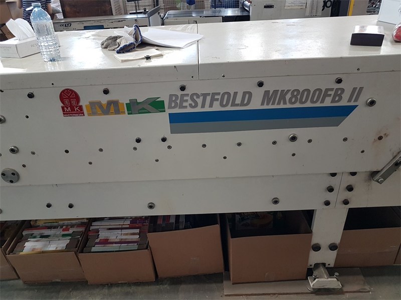 Masterwork BestFold MK 800 FBII High speed automatic folder-gluer ...