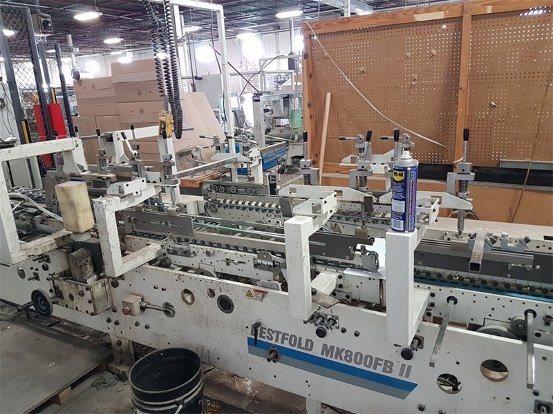 Masterwork BestFold MK 800 FBII High speed automatic folder-gluer ...