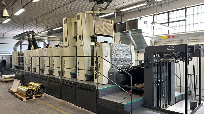 Manroland R700 Manroland R 700 7 P LTTLV 1 6 Hybrid InLine Foiler | pressXchange